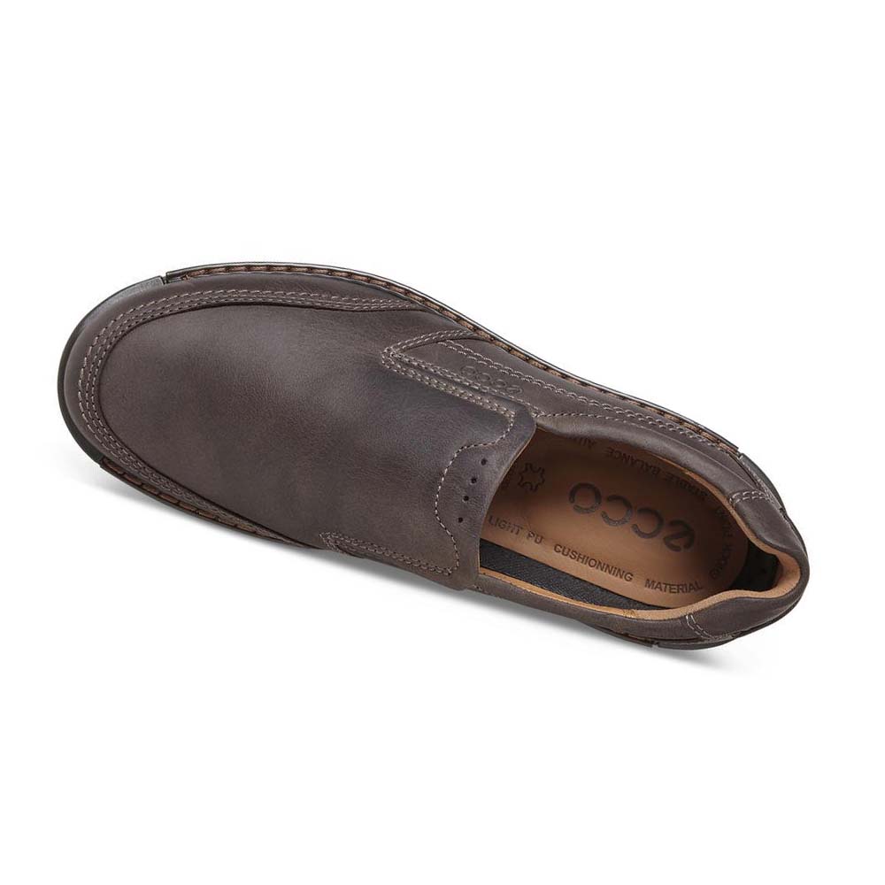 Men's Ecco Fusion Ii Slip On Casual Shoes Coffee | Canada 467FDN